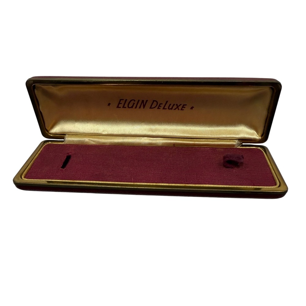 Vintage Elgin De Luxe Watch Box